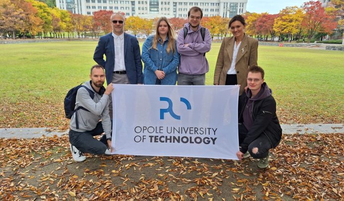 students and staff of the Opole University of Technology at Sun Moon University in South Korea