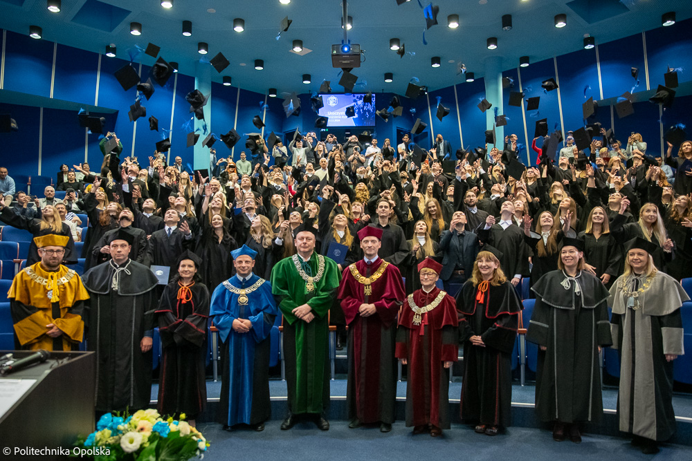 graduation ceremony at the Opole University of Technology